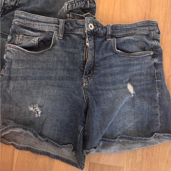 Denim Skirt and Shorts Set. 3 pairs - Picture 3 of 7